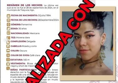 Joven malabarista es localizada, tras varios días de búsqueda en Tizayuca