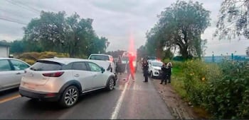 Conductor resulta herido de bala durante presunto intento de asalto en la México-Pachuca