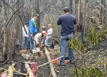 Incendio en Juárez Hidalgo se concluyó; se valoran daños