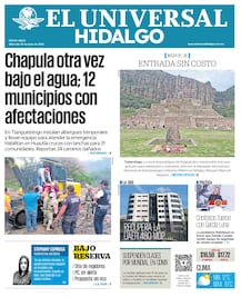 Portada El Universal Hidalgo 10/6/26