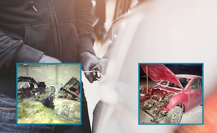 Hallan predio en la Felipe Ángeles, dedicado al desmantelamiento de autos