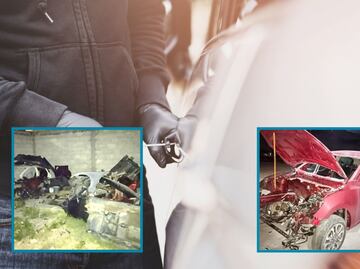 Hallan predio en la Felipe Ángeles, dedicado al desmantelamiento de autos