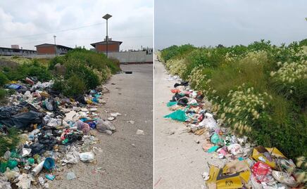 Denuncian tiradero clandestino entre fraccionamientos de Tizayuca