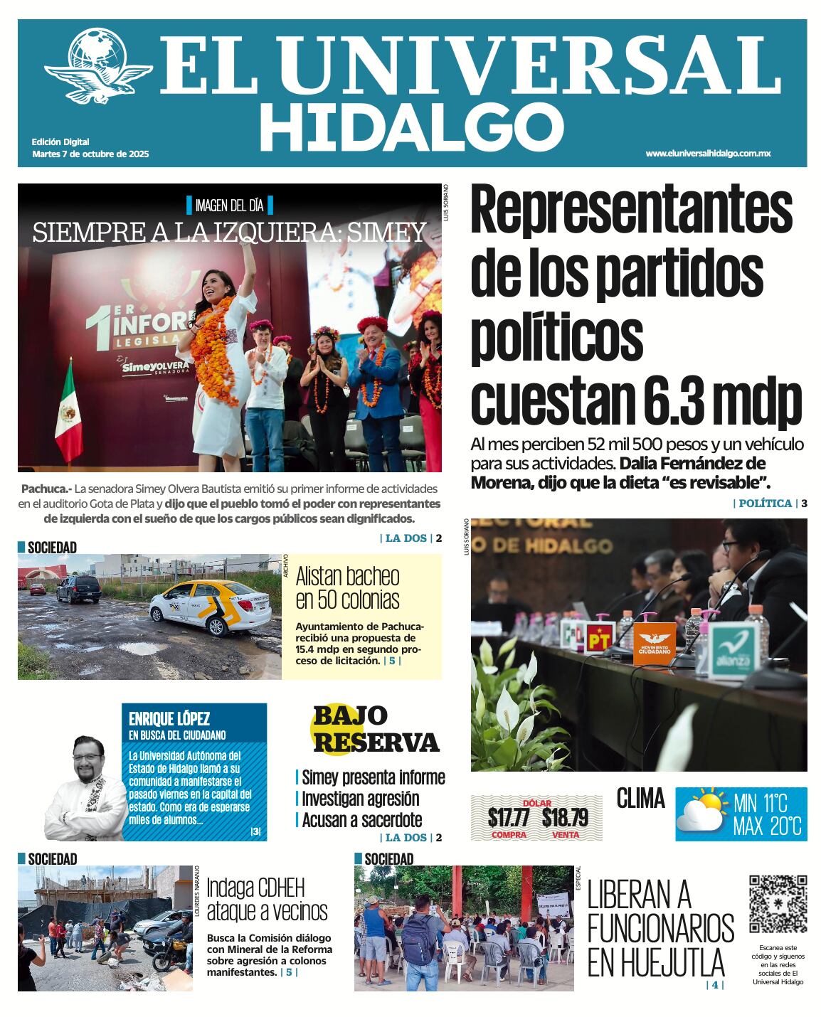 El Universal Hidalgo 7/10/25