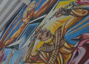 Mural en presidencia de Ixmiquilpan cuenta con aval del INAH