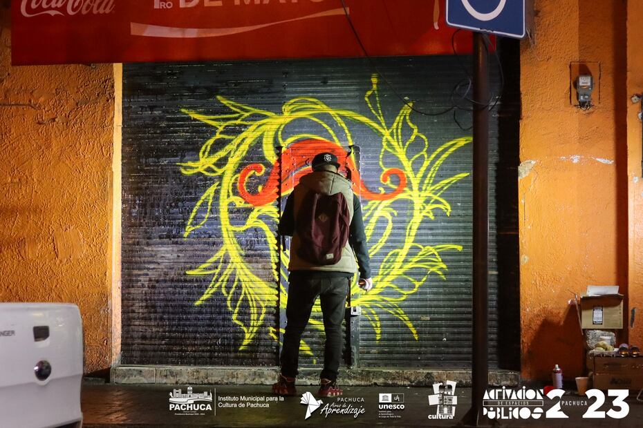 Intervención artística transformará el rostro nocturno del centro de Pachuca | Facebook: Instituto Municipal para la Cultura de Pachuca
