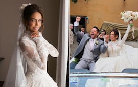 Karla Díaz y Dany Dayz se casan por la iglesia; emotividad y brío durante el festejo