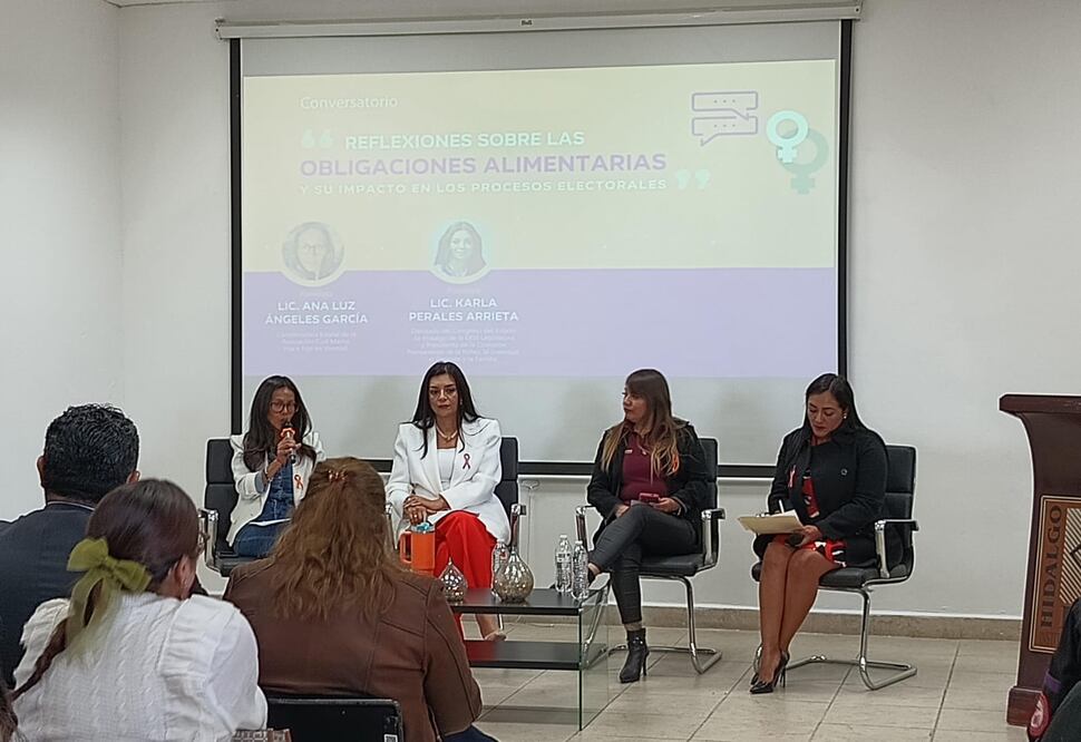 Conversatorio sobre obligaciones alimentarias y elecciones I  Foto Lourdes Naranjo