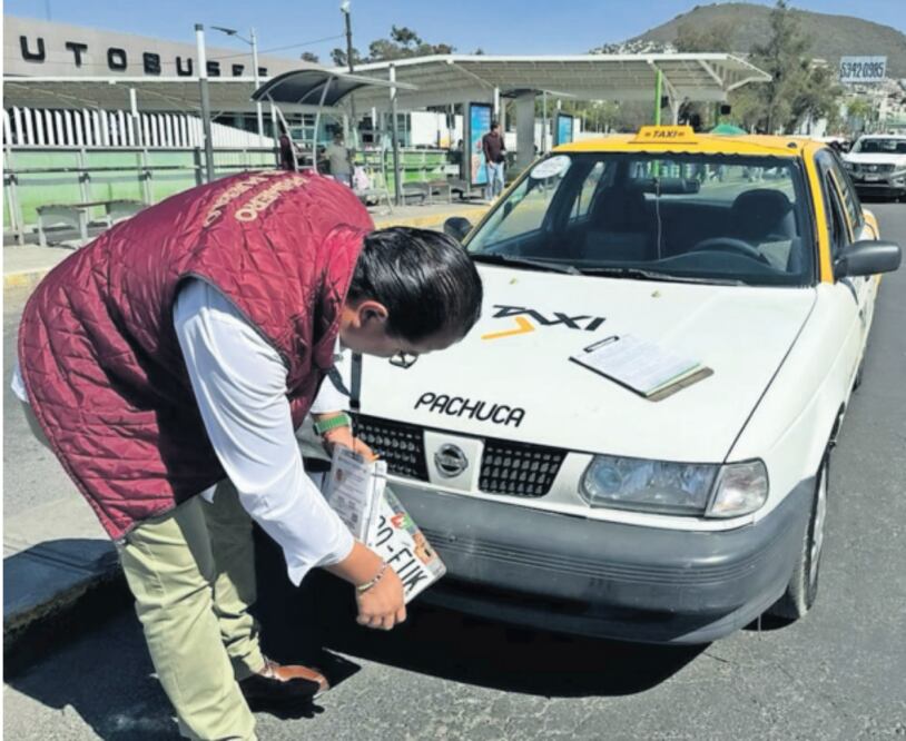 Durante los operativos detectaron y sancionaron a taxis y combis | Foto: Especial