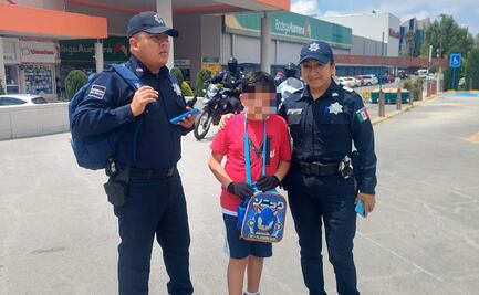 Localizan a menor extraviado en operativo coordinado por policías de Pachuca
