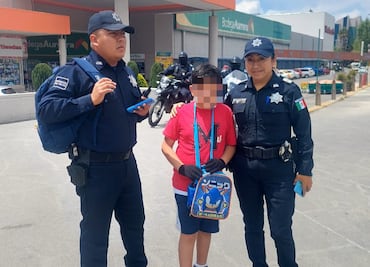 Localizan a menor extraviado en operativo coordinado por policías de Pachuca