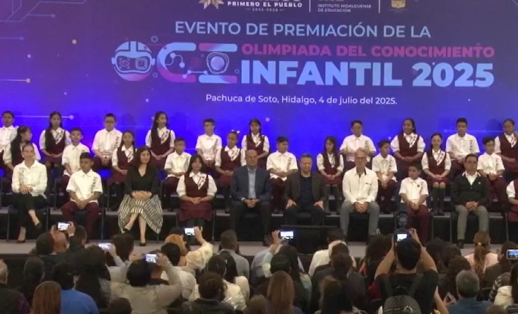Premian a 32 estudiantes hidalguenses en la Olimpiada del Conocimiento 2025 | Foto: especial