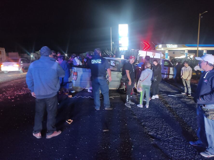 En el accidente resultaron 4 personas heridas Foto: Especial