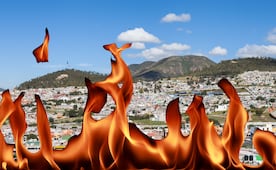 Alertan por alto riesgo de incendios en 53 colonias de Mineral de la Reforma y zonas cerriles de Pachuca