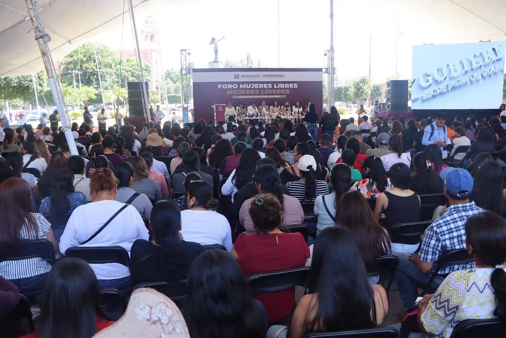 Foro mujeres en Ixmiquilpan I Foto: Especial