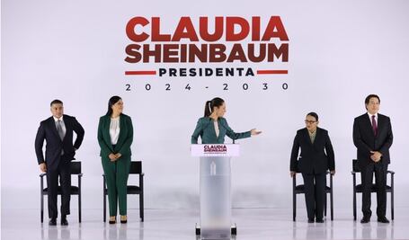 Claudia Sheinbaum presenta a la tercera parte de su gabinete