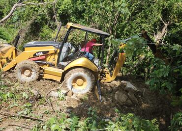 Fuga de agua deja sin servicio al 50 por ciento de la población en Huejutla