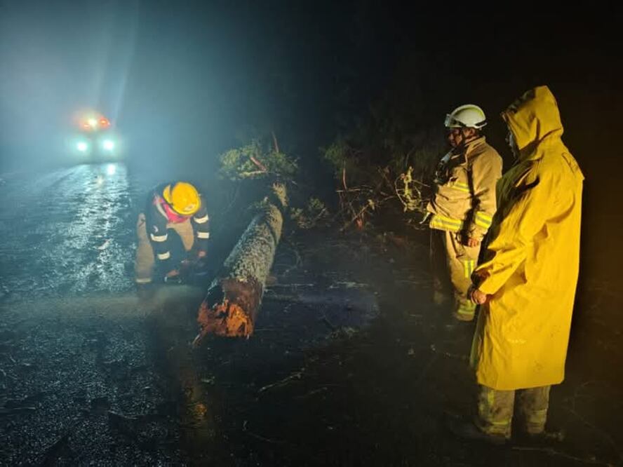 Las lluvias continúan este lunes en varias regiones del estado, sin reportes de personas lesionadas hasta el momento | Foto: especial