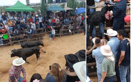 Video: Cuatro personas con cornadas y cinco lesionados saldo de la Santiagada
