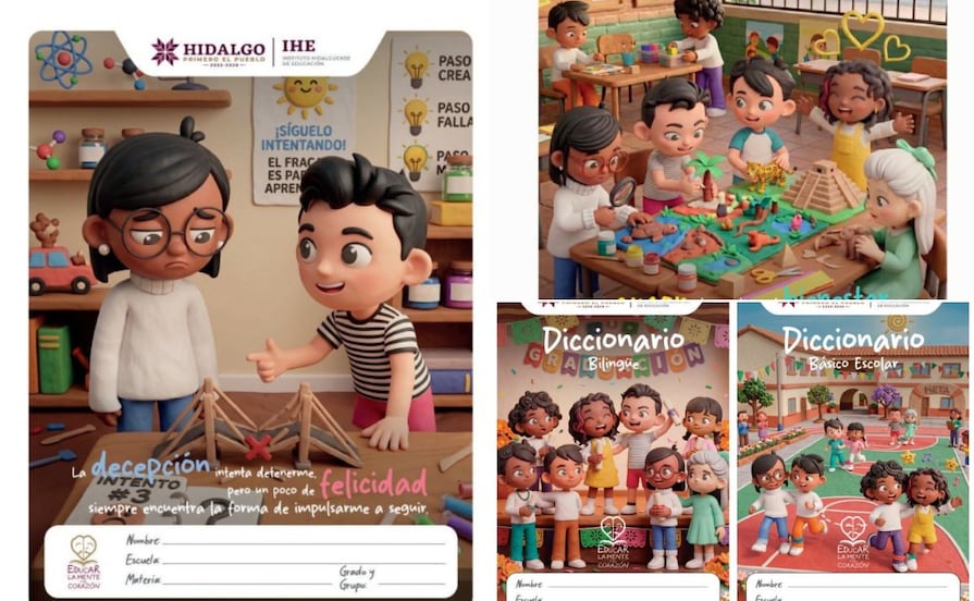 Salud mental en las aulas: conoce las portadas de libretas dedicadas a las emociones