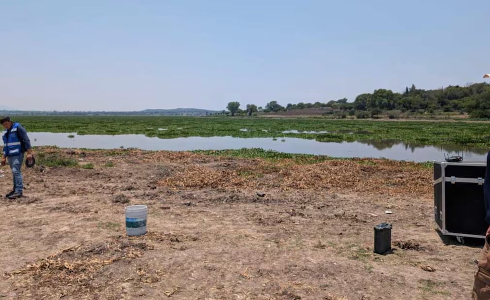 Con drones e IA, intensifican saneamiento en la presa Endhó | Foto: especial