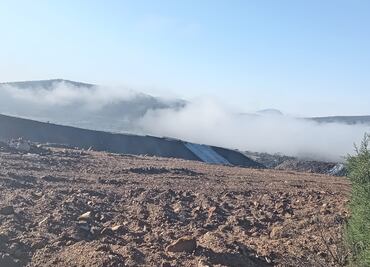Vecinos de Epazoyucan protestan contra construcción de relleno sanitario