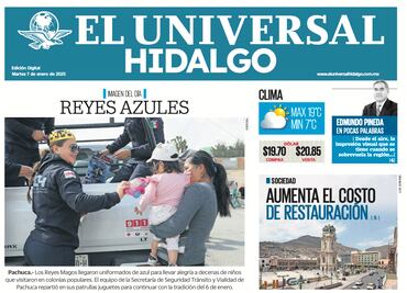 Portada El Universal Hidalgo 070125