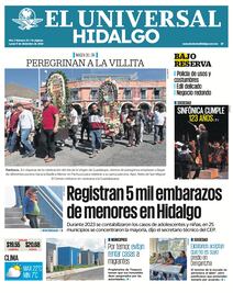 Portada EL Universal Hidalgo 09/12/24