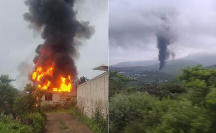 Explosión revela presunta bodega de huachicol en Tepetitlán