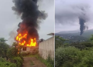 Explosión revela presunta bodega de huachicol en Tepetitlán
