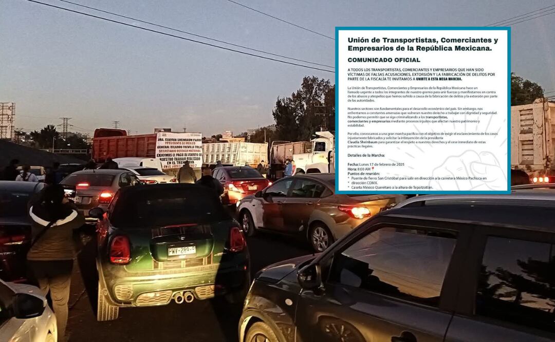 Anuncian nuevo megabloqueo para este 17 de febrero I Foto: Archivo El Universal Hidalgo
