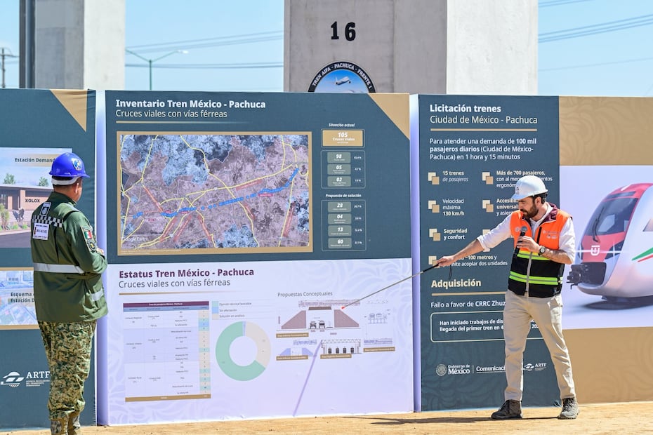 Avanza el Tren México–Pachuca: Sheinbaum reporta 9.3% de progreso en obra estratégica para la conectividad del centro del país | Facebook: Delfina Gómez Álvarez