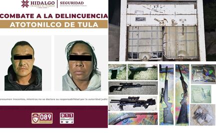 Decomisan armas, droga en Tetepango y Atotonilco de Tula