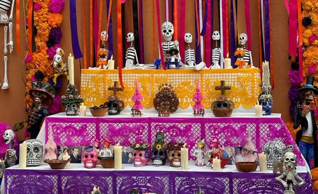 Gálvez celebra Día de Muertos en su pueblo de Hidalgo | Foto: Especial