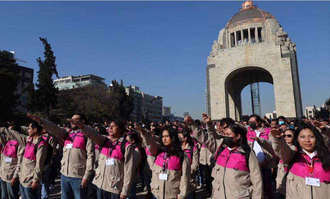 Supervisores y capacitadores electorales | Foto: El Universal