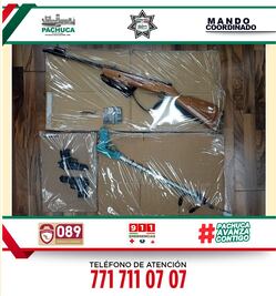 Decomisan armas en tianguis de Venta Prieta
