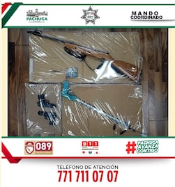 Decomisan armas en tianguis de Venta Prieta