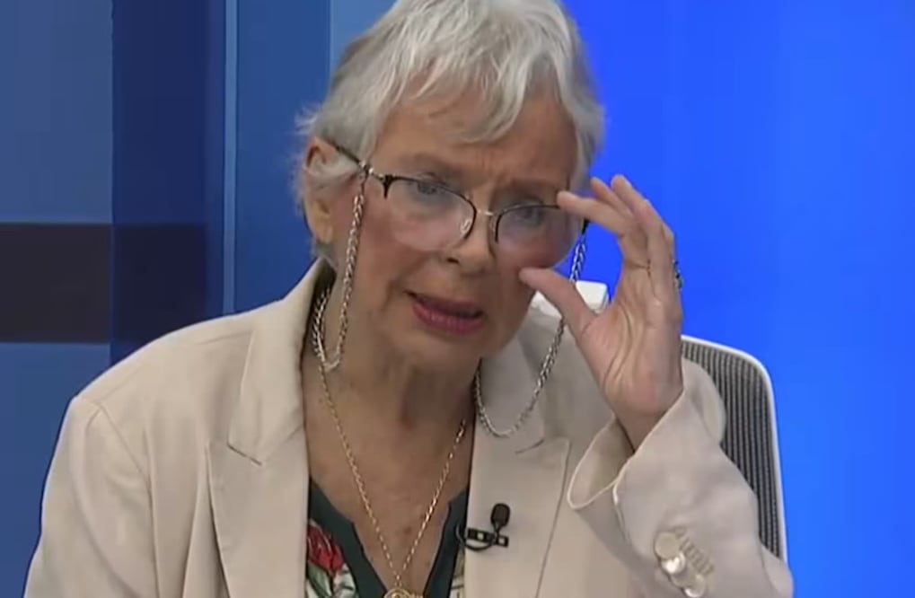 La diputada de Morena, Olga Sánchez Cordero, en entrevista con Joaquín López-Dóriga. Foto: Captura de pantalla X @Radio_Formula