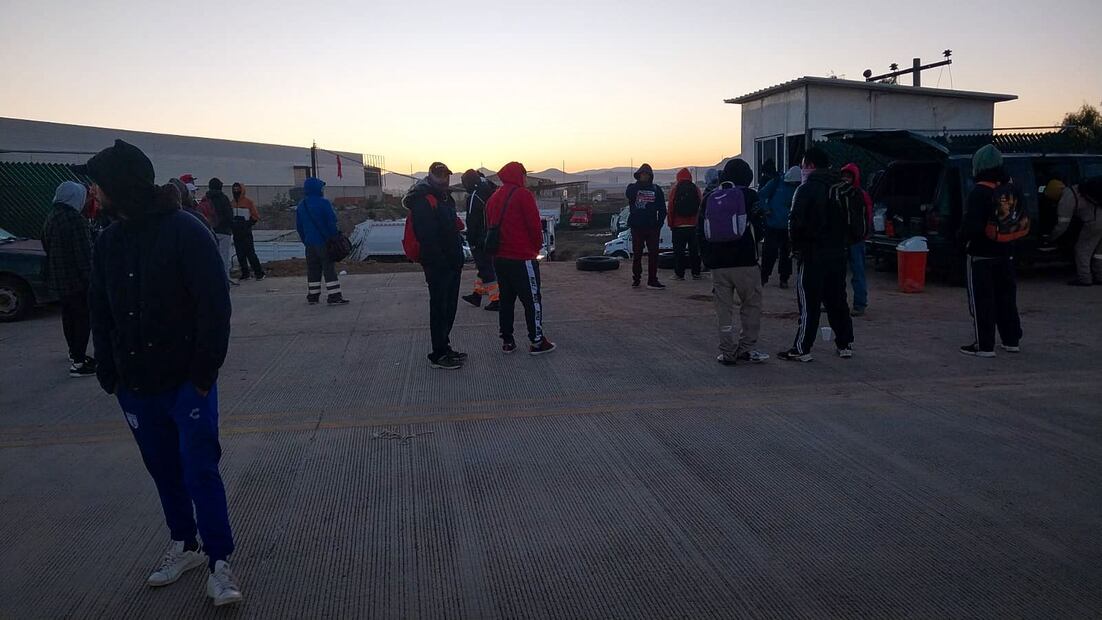 Trabajadores de Pro Fag en Pachuca protestan por falta de salarios y prestaciones | Foto: Especial