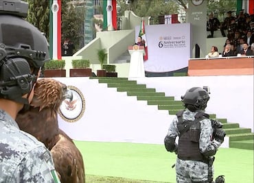 Guardia Nacional celebra su sexto aniversario en Campo Marte