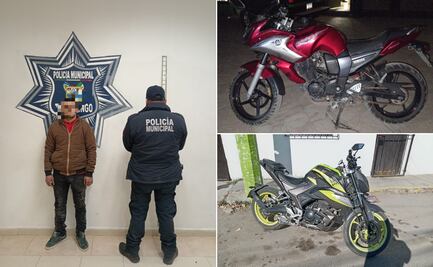 Recuperan dos motos con reporte de robo en Tulancingo