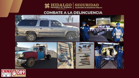 Detienen a ocho personas por presunta tala clandestina en Tenango de Doria