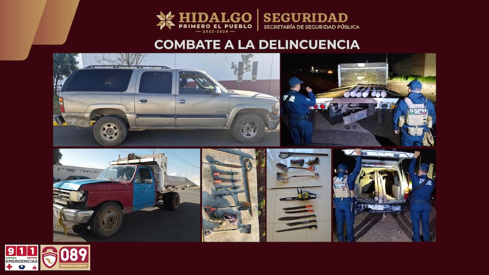 Detienen a ocho personas por presunta tala clandestina en Tenango de Doria