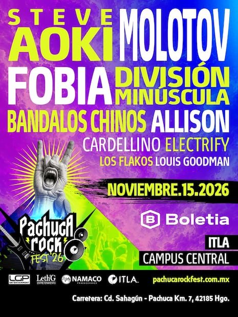 ¡El Pachuca Rock Fest cambia de ritmo! Facebook: Pachuca Rock Fest