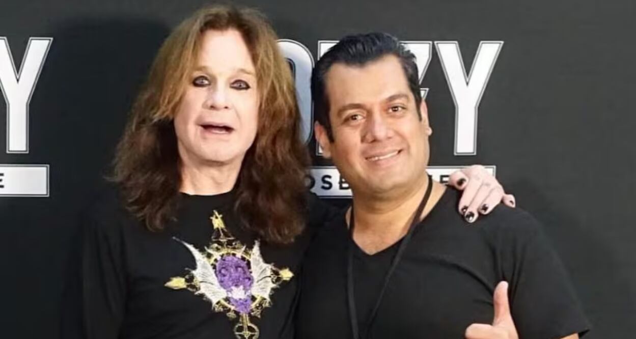 Sergio Gutiérrez,presidente de la Mesa Directiva de la Cámara de Diputados, posteó una fotografía con el músico Ozzy Osbourne, tras un concierto de 2018 en el Foro Sol. Foto: Especial
