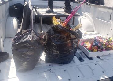 Decomisan pirotecnia en Santiago Tulantepec