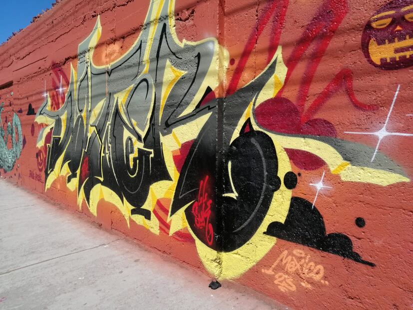 Más de 40 exponentes estuvieron presentes en el encuentro internacional de arte urbano Meeting of Styles, donde Tulancingo es una de las sedes, en México.