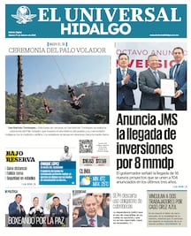 Portada El Universal Hidalgo 17/2/26