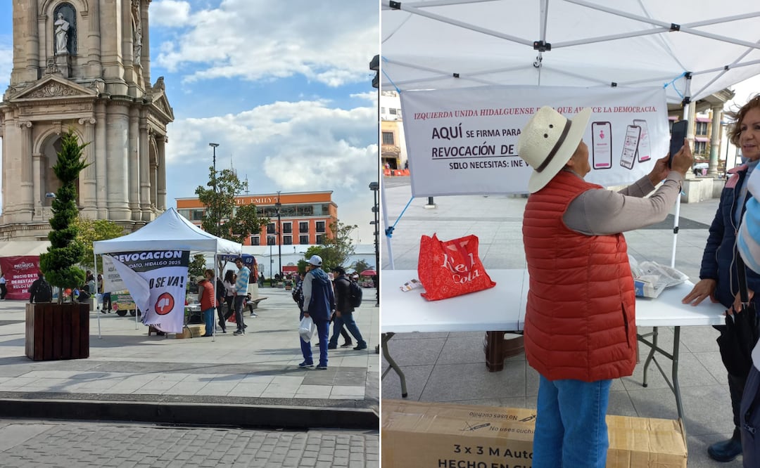Baja participación en la recolección de firmas para la consulta de revocación de mandato en Hidalgo | Fotos: especiales