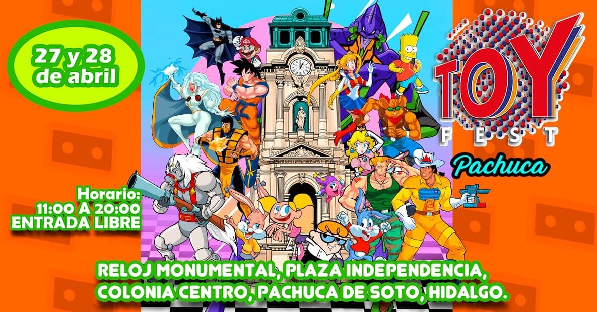 Toy Fest: la feria de coleccionismo vintage más grande de México llega a Pachuca | Facebook: Toyfest